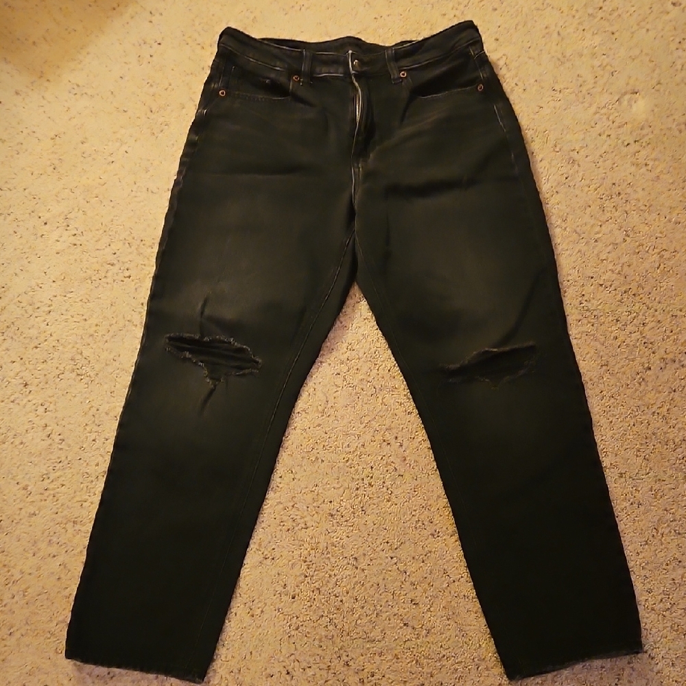 American Eagle Black Strigid Jeans
